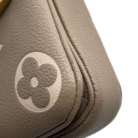 LOUIS VUITTON Pochette Metis EW Monogram Empreinte Leather Tourterelle Claim... - Picture 8 of 15